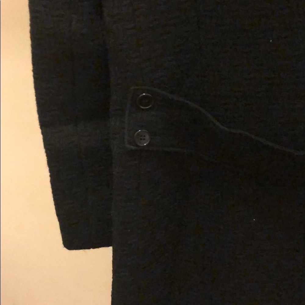 Vintage Dolce & Gabbana 100% wool textured fitted blazer peacoat car coat jacket - Picture 12 of 15